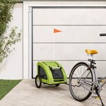 Hondenfietskar oxford stof en ijzer groen Hondenfietskar oxford stof en ijzer groen
