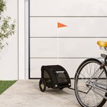 Hondenfietskar oxford stof en ijzer zwart Hondenfietskar oxford stof en ijzer zwart