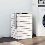 Wasmand 44x44x66 cm massief grenenhout wit Wasmand 44x44x66 cm massief grenenhout wit