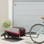 Fietskar 30 kg ijzer zwart en rood