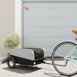 Fietskar 30 kg ijzer zwart en grijs