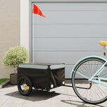 Fietskar 30 kg ijzer zwart en grijs Fietskar 30 kg ijzer zwart en grijs