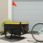 Fietskar 45 kg ijzer zwart en geel Fietskar 45 kg ijzer zwart en geel