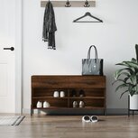 Schoenenbank 102x35x55 cm bewerkt hout sonoma eikenkleurig Schoenenbank 102x35x55 cm bewerkt hout sonoma eikenkleurig