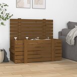 Opbergbox 91x40,5x42 cm massief grenenhout honingbruin Opbergbox 91x40,5x42 cm massief grenenhout honingbruin