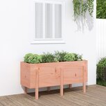 Plantenbak verhoogd 121x50x57 cm massief douglashout Plantenbak verhoogd 121x50x57 cm massief douglashout