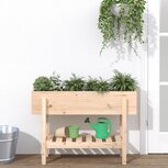 Plantenbak verhoogd 101x30x69 cm massief grenenhout Plantenbak verhoogd 101x30x69 cm massief grenenhout