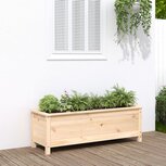 Plantenbak verhoogd 119,5x40x39 cm massief grenenhout Plantenbak verhoogd 119,5x40x39 cm massief grenenhout