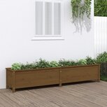 Plantenbak verhoogd 199,5x40x39 cm massief grenen honingbruin Plantenbak verhoogd 199,5x40x39 cm massief grenen honingbruin