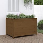 Plantenbak verhoogd 119,5x82,5x78 cm massief grenen honingbruin Plantenbak verhoogd 119,5x82,5x78 cm massief grenen honingbruin