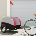 Fietskar 45 kg ijzer zwart en rood Fietskar 45 kg ijzer zwart en rood