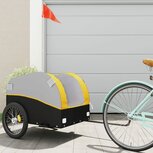 Fietskar 45 kg ijzer zwart en geel Fietskar 45 kg ijzer zwart en geel