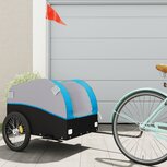 Fietskar 45 kg ijzer zwart en blauw Fietskar 45 kg ijzer zwart en blauw