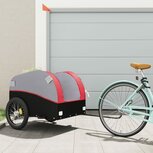 Fietskar 45 kg ijzer zwart en rood Fietskar 45 kg ijzer zwart en rood