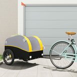 Fietskar 45 kg ijzer zwart en geel Fietskar 45 kg ijzer zwart en geel