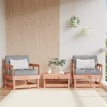 Tuinstoelen 2 st met kussens massief douglashout Tuinstoelen 2 st met kussens massief douglashout