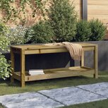 Tuinbank 108x35x45 cm geïmpregneerd grenenhout Tuinbank 108x35x45 cm geïmpregneerd grenenhout