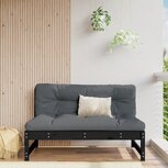 Middenbank 120x80 cm massief grenenhout zwart Middenbank 120x80 cm massief grenenhout zwart