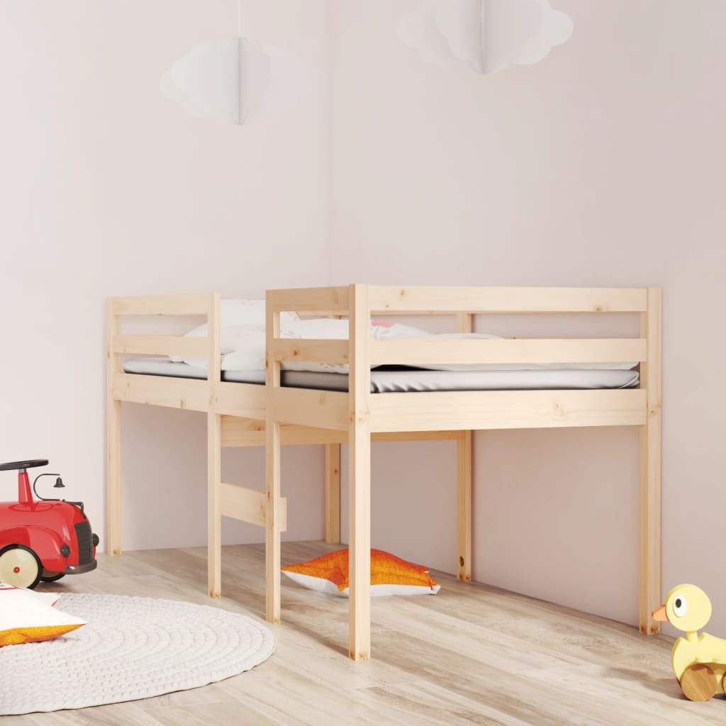 VidaXL Hoogslaper massief grenenhout 90x190 cm