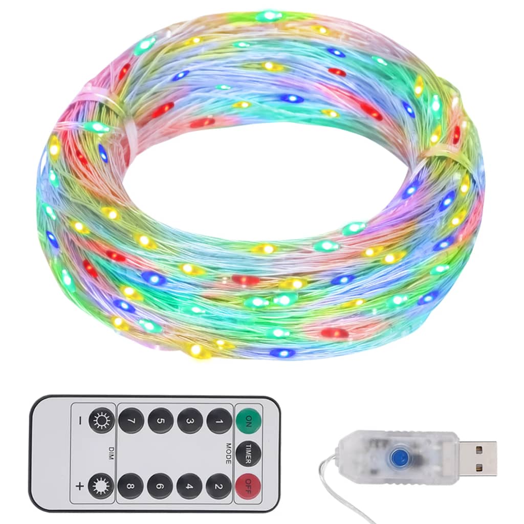 VidaXL Lichtslinger met 300 LED's 30 m meerkleurig