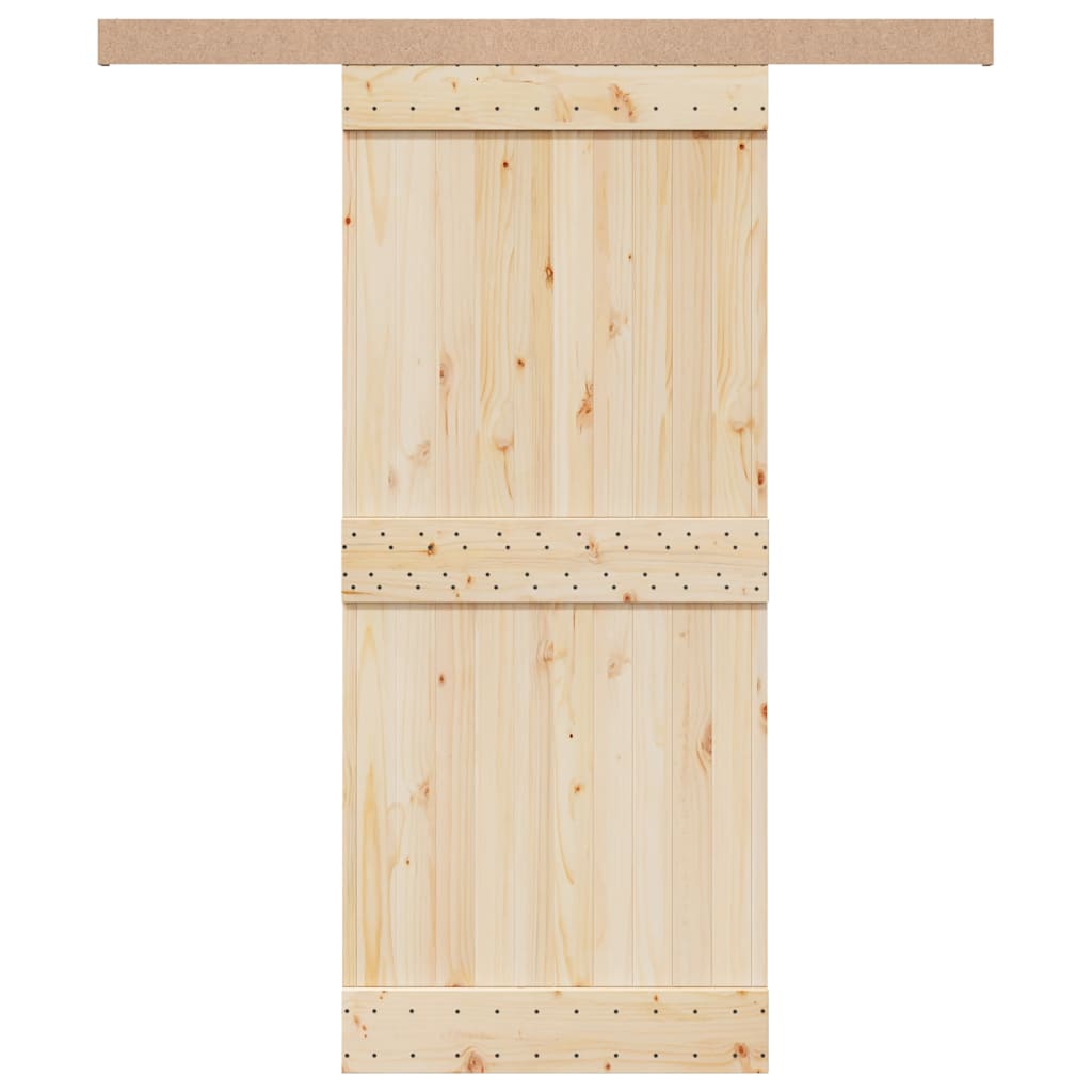 VidaXL Beslagset schuifdeur 183 cm aluminiumlegering zilverkleurig