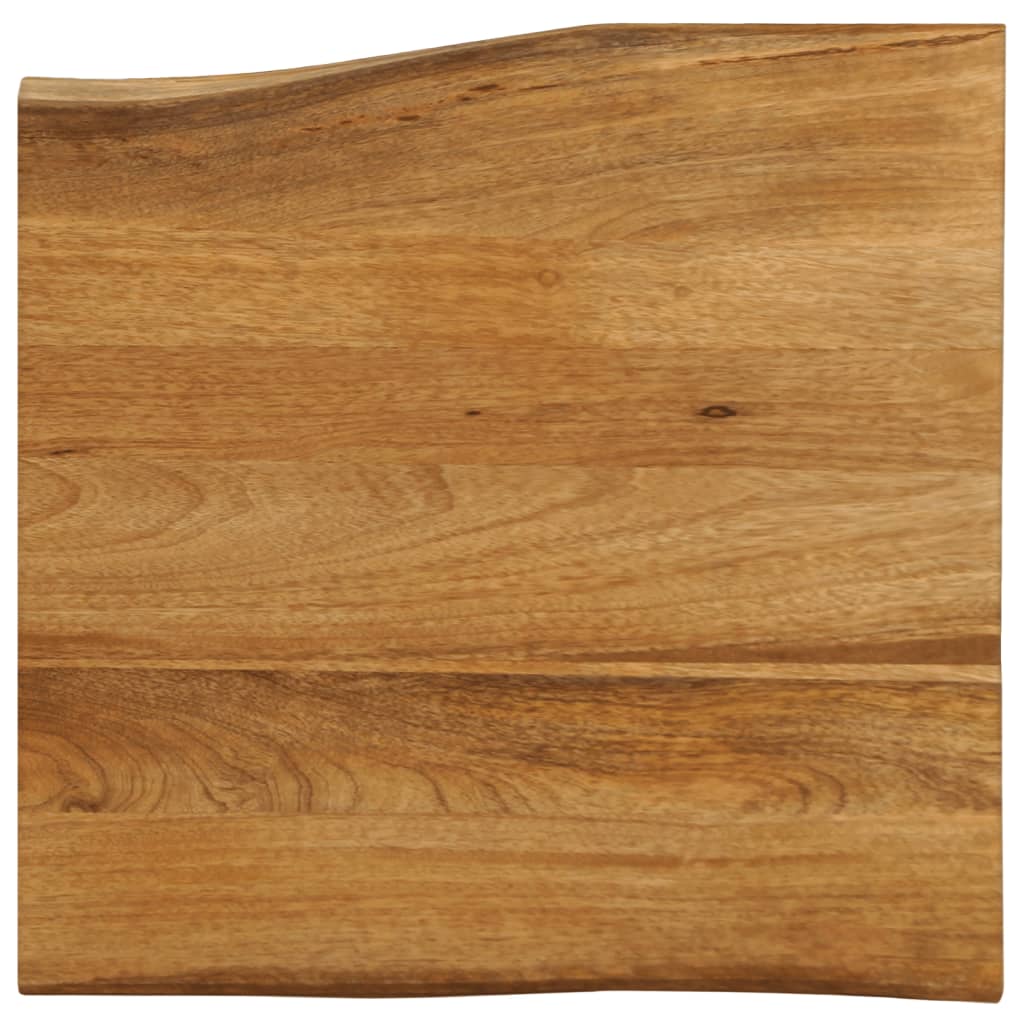 VidaXL Tafelblad met natuurlijke rand 40x40x2,5 cm massief mangohout