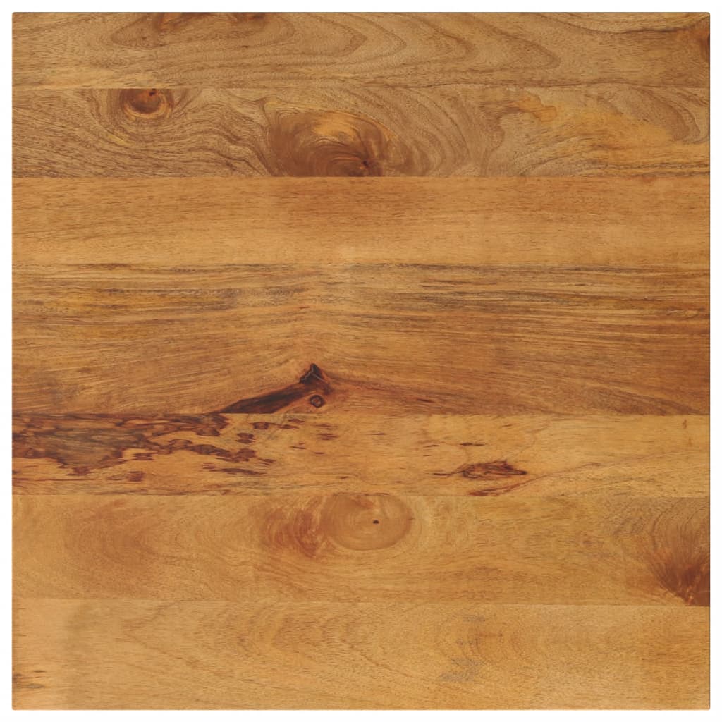 VidaXL Tafelblad vierkant 70x70x2,5 cm massief mangohout