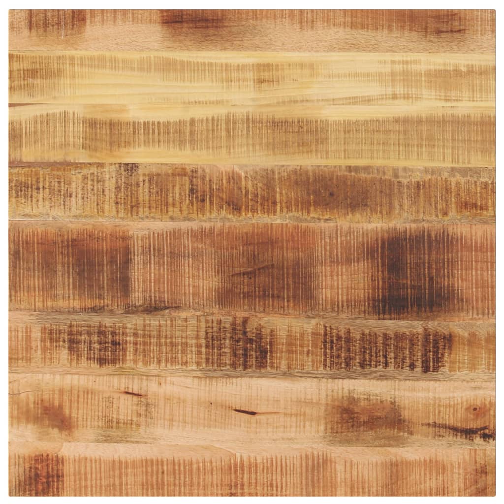 VidaXL Tafelblad vierkant 70x70x3,8 cm massief ruw mangohout