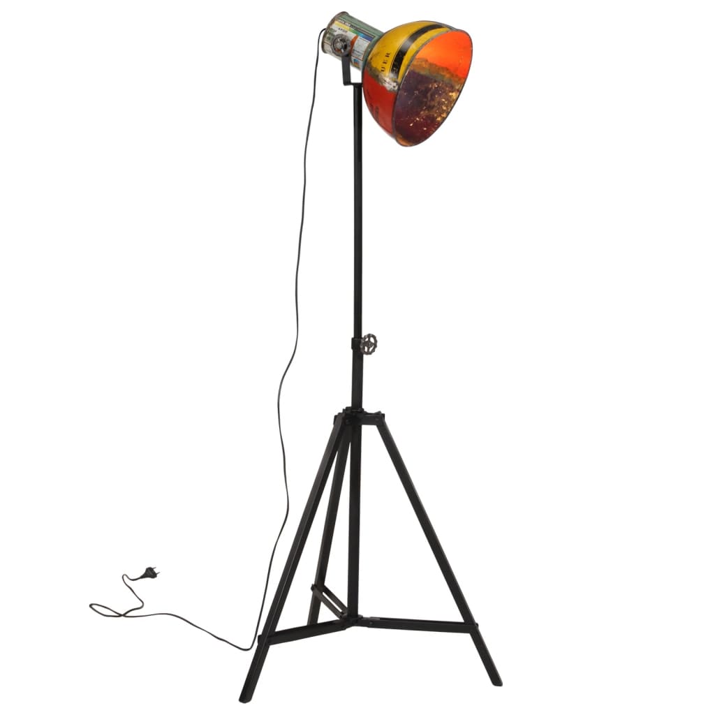 VidaXL Vloerlamp 25 W E27 61x61x90/150 cm meerkleurig