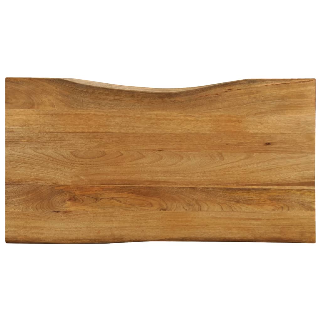 VidaXL Tafelblad met natuurlijke rand 100x60x3,8 cm massief mangohout
