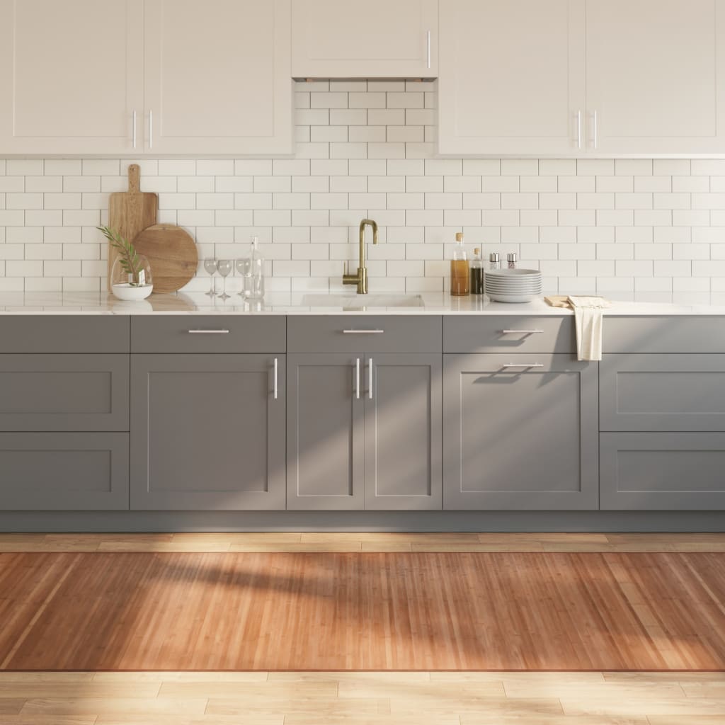 VidaXL Vloerkleed rechthoekig 100x300 cm bamboe naturel