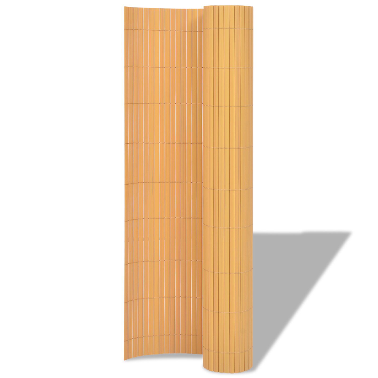 VidaXL Tuinhek Dubbelzijdig PVC 150x300 cm Geel
